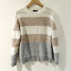 Women’s Fate Striped / Color block Sweater Sz Small